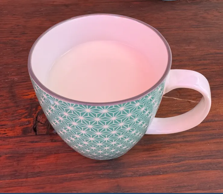 搭船處的牛奶(€2.5)