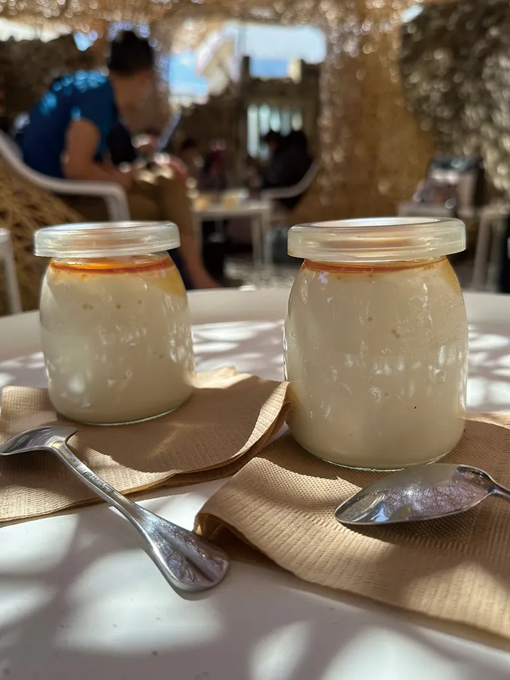 ▲飯後甜點鹽滷豆花。