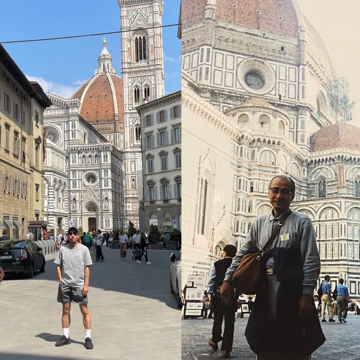 百花大教堂 阿公2000年 / Ni攝於2023年