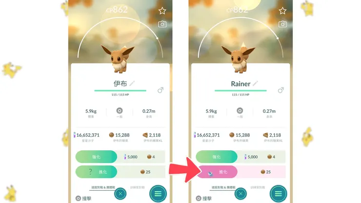 水伊布 命名法進化