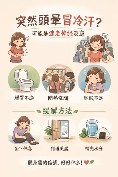 有些不舒服，不是病，
只是身體在請你休息。