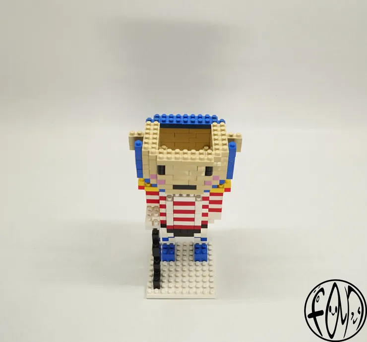 這是一個積木開腦的畫面～～