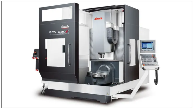 圖1. 五軸工具機;圖片來源:台灣精品獎網頁