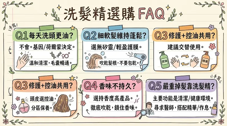 選購洗髮精常見問題 FAQ
