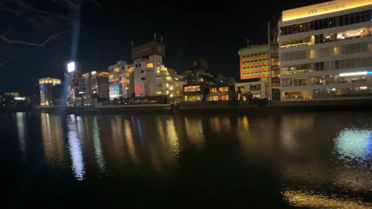 中洲那珂川的絕美夜景