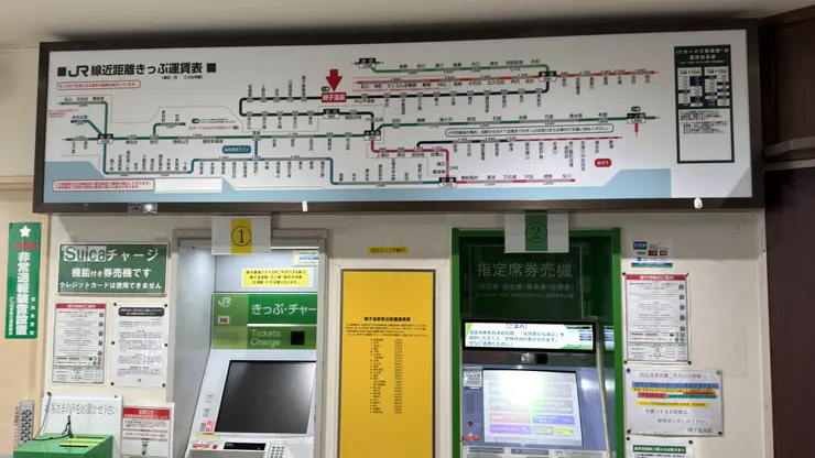 鳴子溫泉站火車路線圖