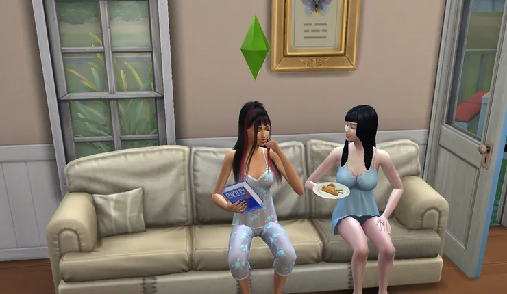 但是希恩跟心怡母女感情就很好...