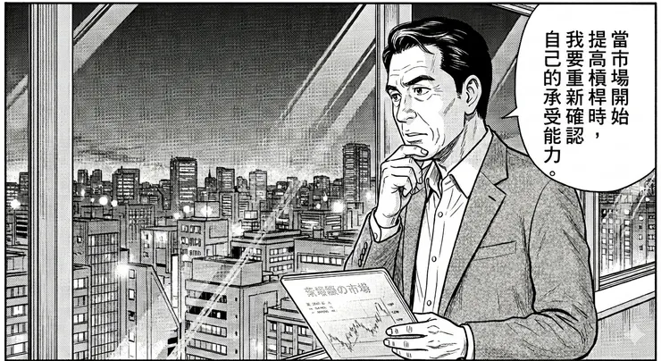 當市場開始提高槓桿時，我要重新確認自己的承受能力