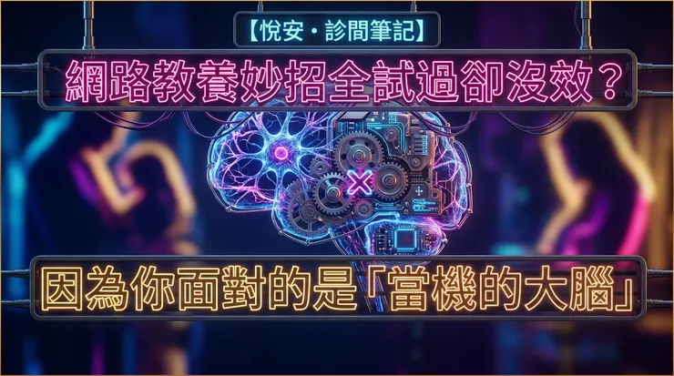 通用教養技巧之所以失靈，往往不是因為父母不夠努力，而是沒有真正對準孩子當下暫時「當機」的大腦狀態。