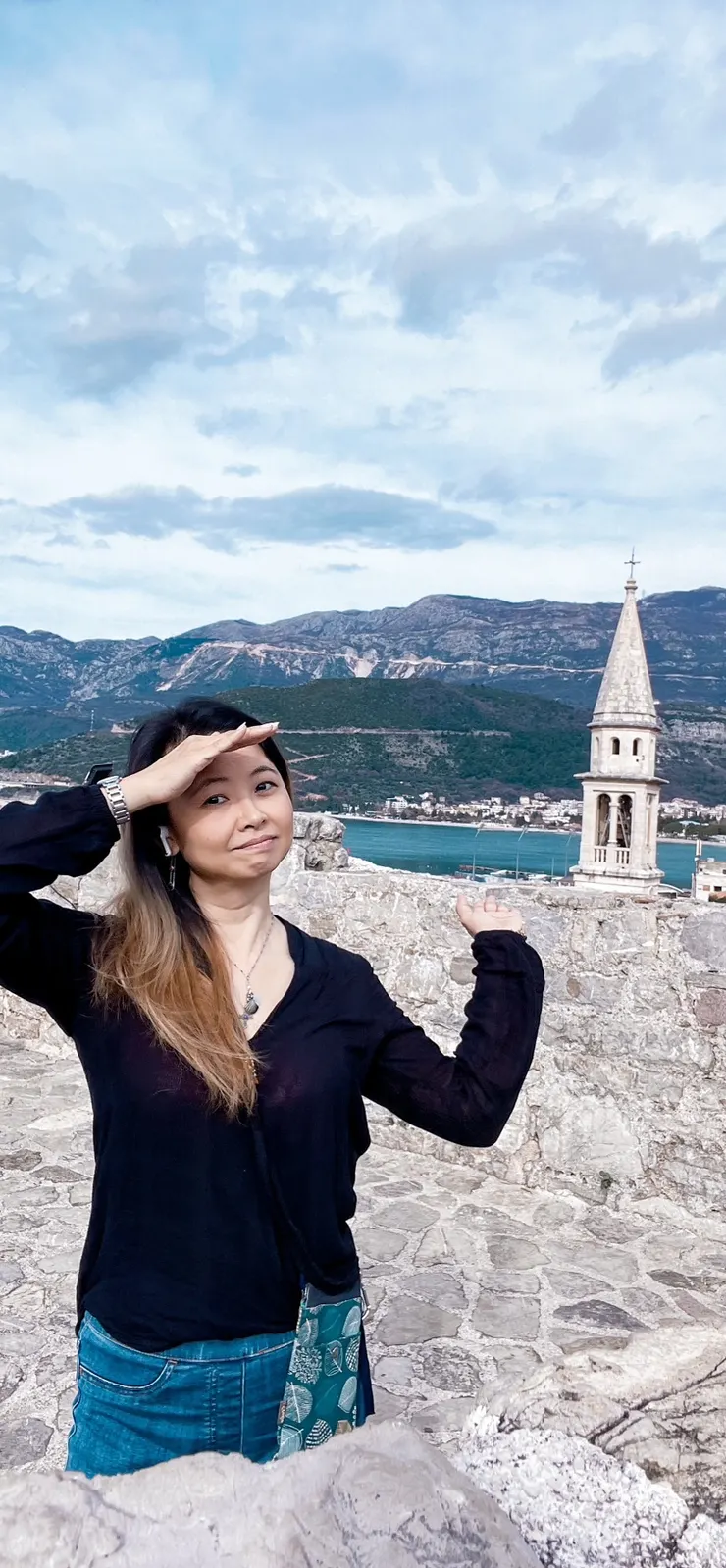 Me shot by Emma @Budva ,Montenegro . 28 / 02 / 2024.