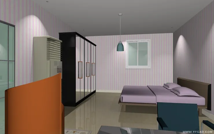 房間很是簡潔，沒有過多裝飾。