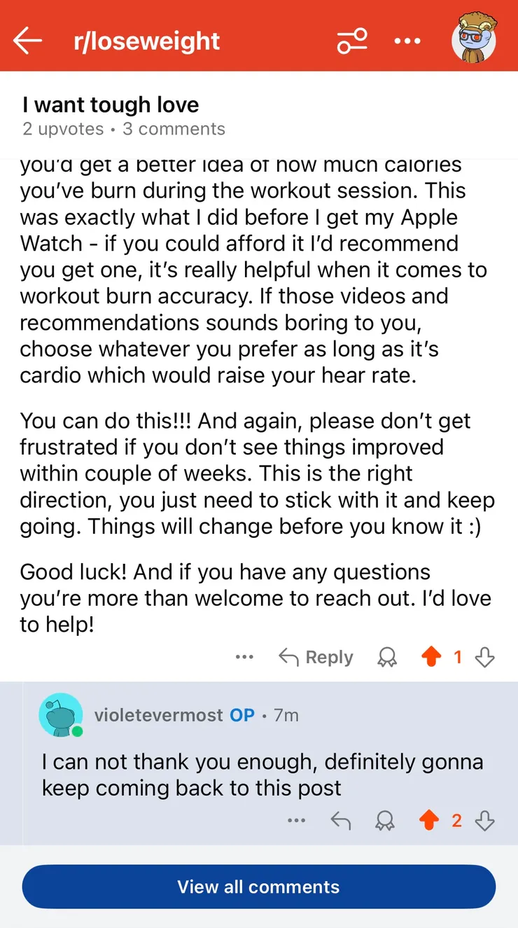 Reddit上的部分回文,以及原PO的回應!