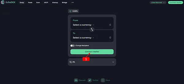 雙寶老爹空投日誌#005｜EchoDEX簽到得點，Linea主網交易次數+1