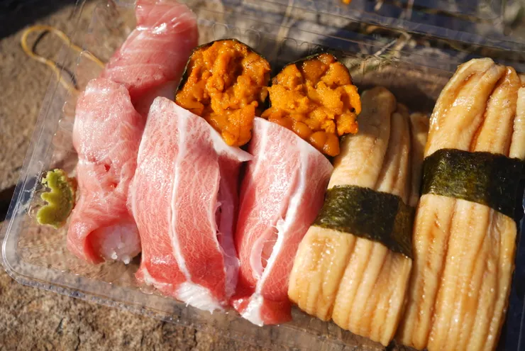 唐戶市場生魚片