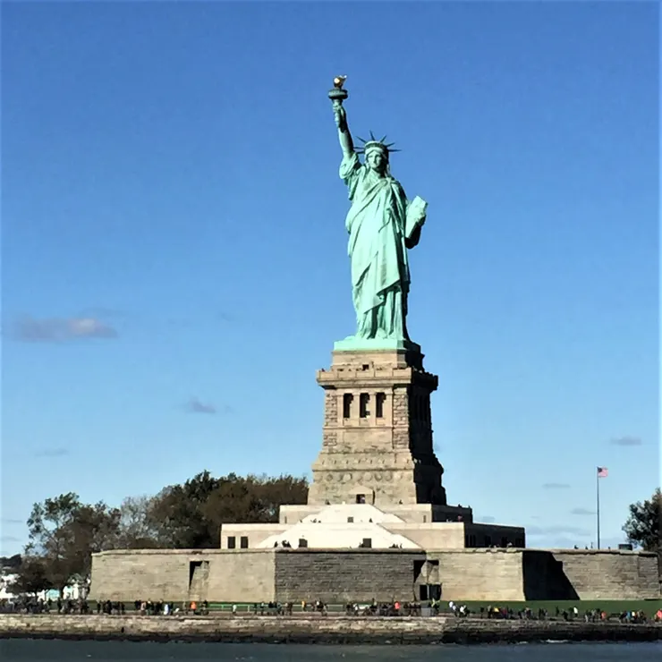 自由島上的自由女神