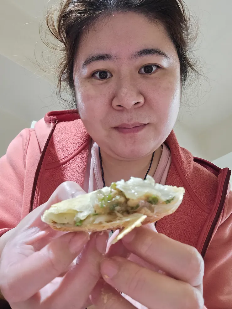 蔥燒豬肉口味的偏甜容易爆醬