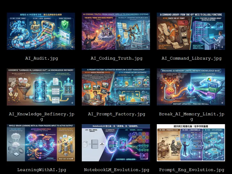 為本系列的文章製作封面