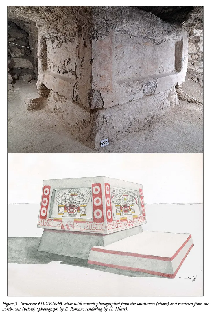 來自論文A Teotihuacan altar at Tikal, Guatemala: central Mexican ritual and elite interaction in the Maya Lowlands