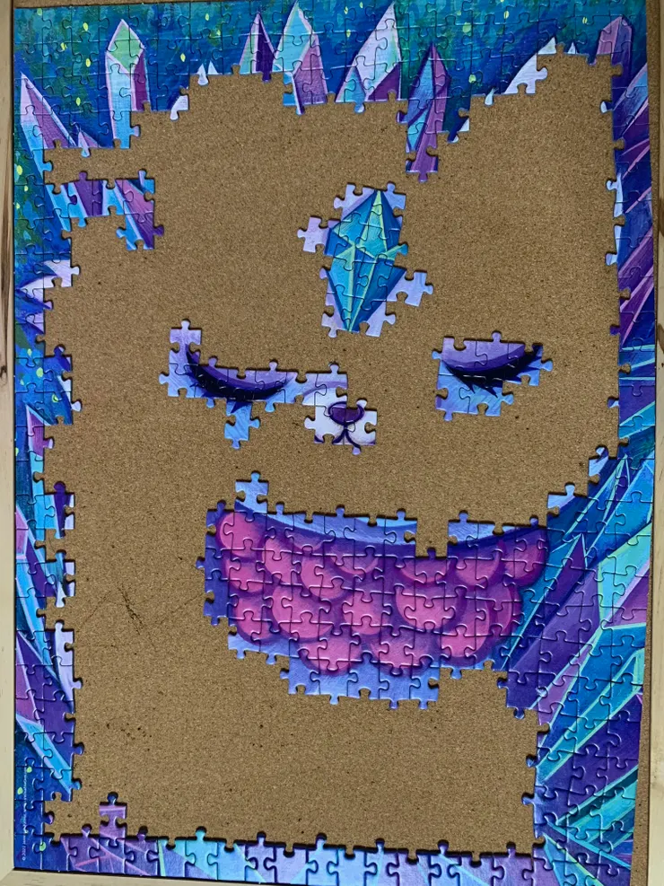 一天拼一點，大約拼了一週多一些的進度。