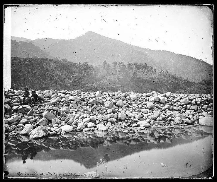 清時荖濃溪的河灘地