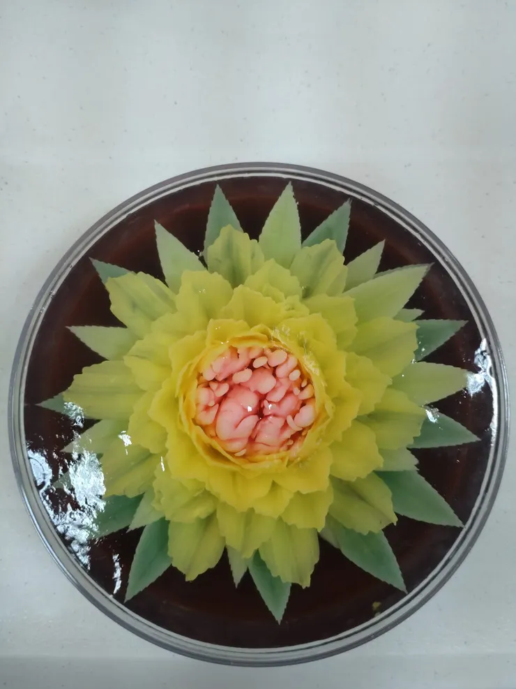 自己做的果凍花完成圖