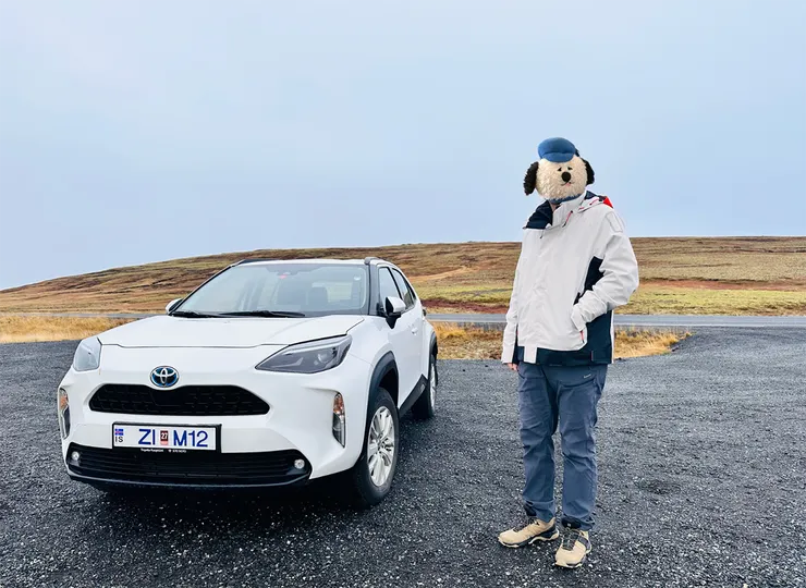 我們租的四輪傳動yaris與理工男