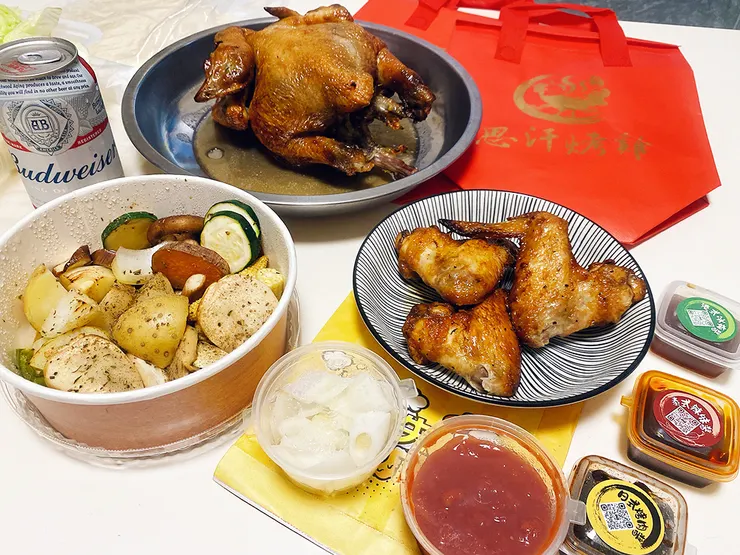 中和板橋烤雞推薦、外帶烤雞、現烤全雞、思汗烤雞