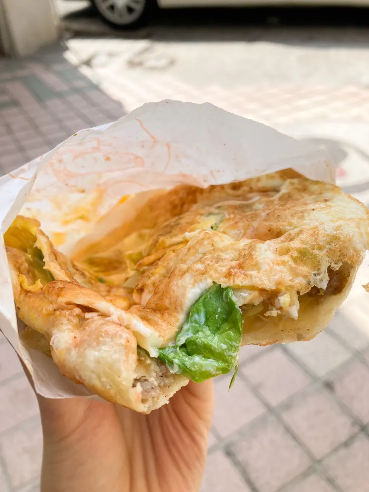 點了份加蛋、起司