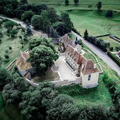 18世紀Joursanvault男爵在布根第(Bourgogne)的鄉村別墅和夏宮。