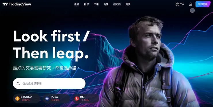 TradingView 首頁