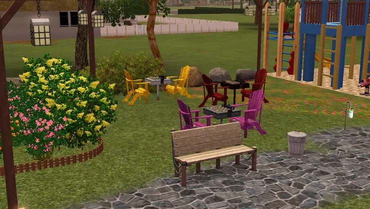 坐在這張長椅的遊人一定感受到阿伯下棋的熱鬧！