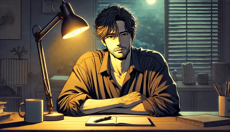 他沒有說出口， 但那句話，已經開始寫下來了。