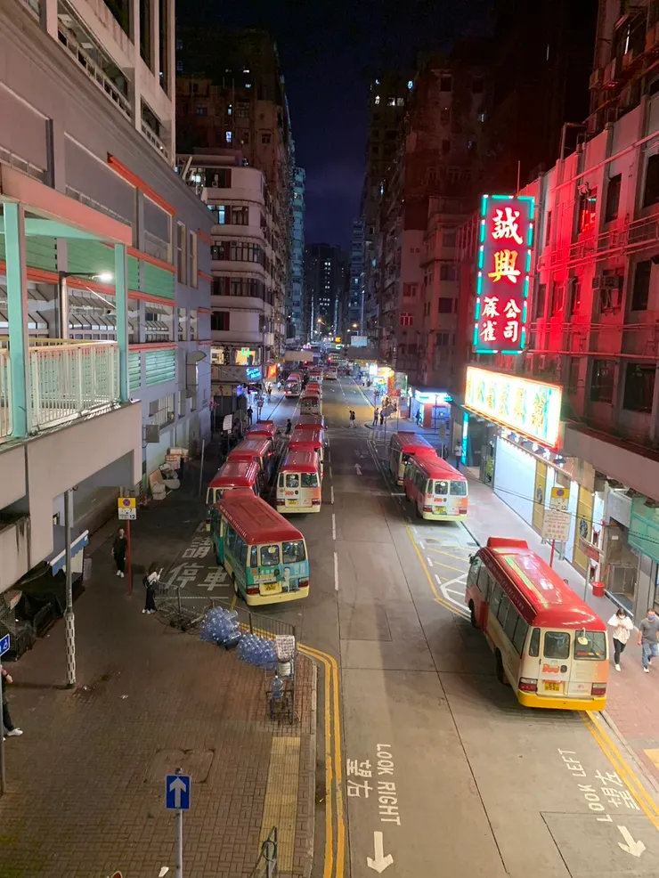 香港街景(小巴)