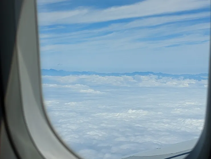 飛機上必拍的雲海