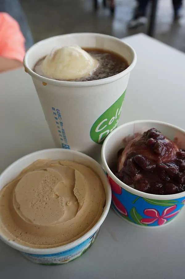 清涼的紅豆牛奶冰（圖片截圖於網路）