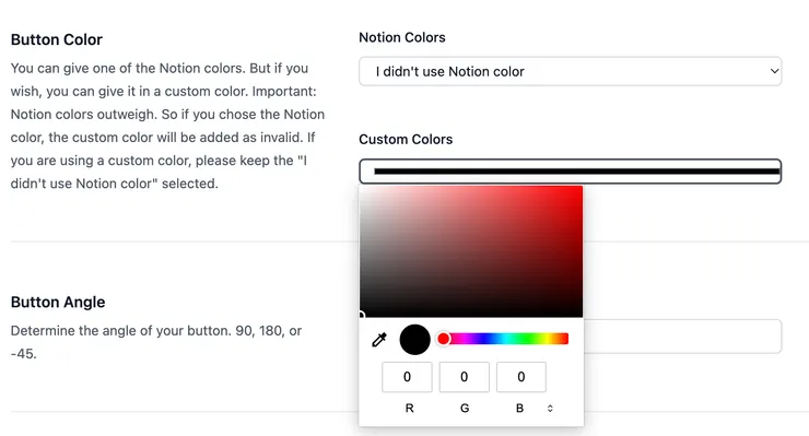 02 Notionplus 小工具｜②&nbsp;Button 按鈕｜➜&nbsp;按鈕顏色