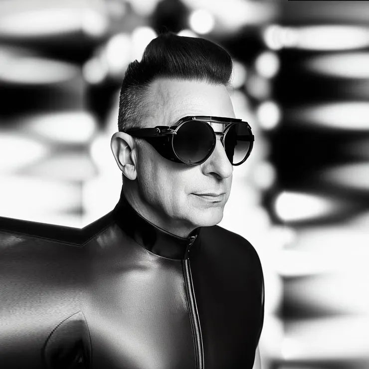 2024年新單曲的封面（電子感滿滿）