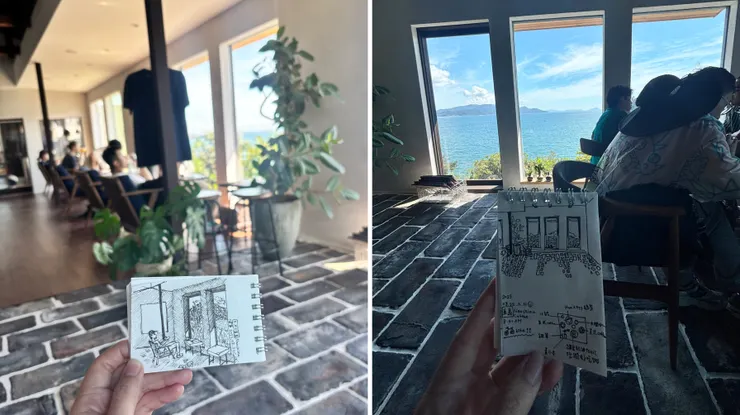 直島コーヒー，悠閒的早上時光。｜2025.08.22拍攝