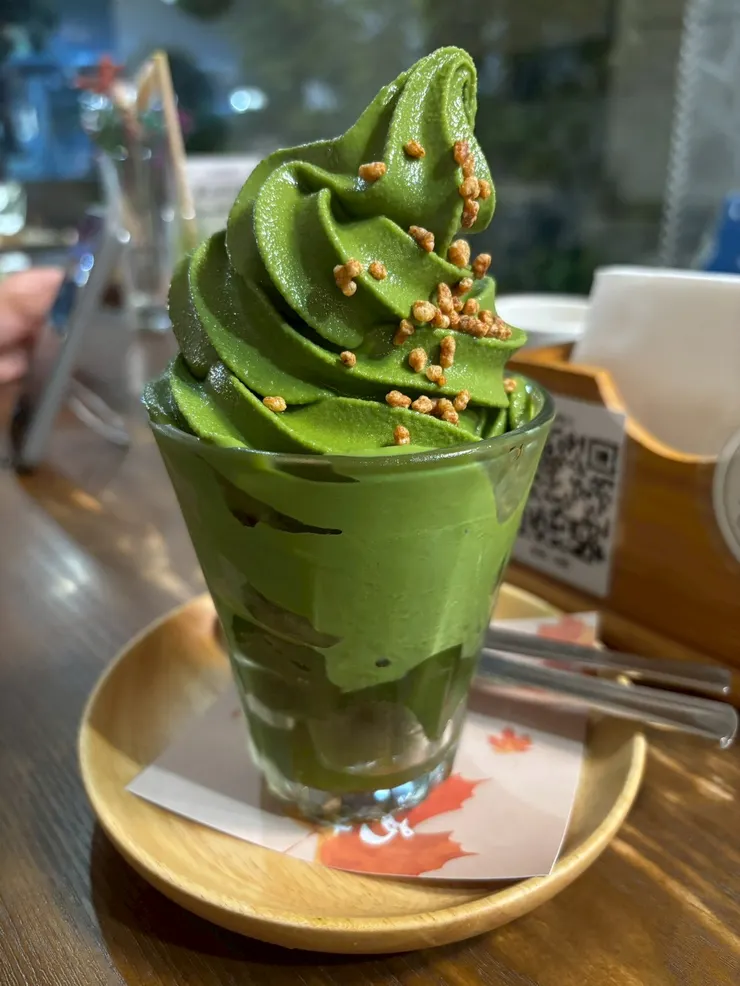 玄米抹茶冰淇淋