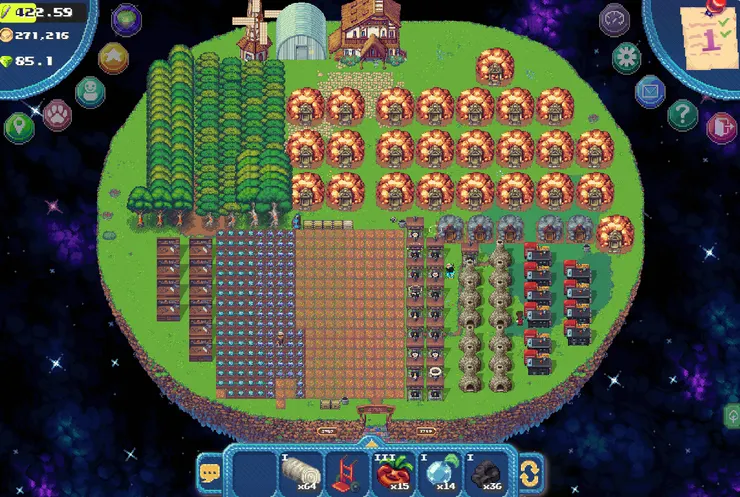 我的土地 3788,上面已經幫大家建造不少設施