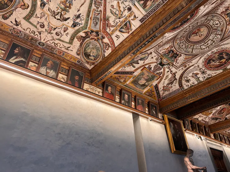 烏菲茲美術館三樓的展場