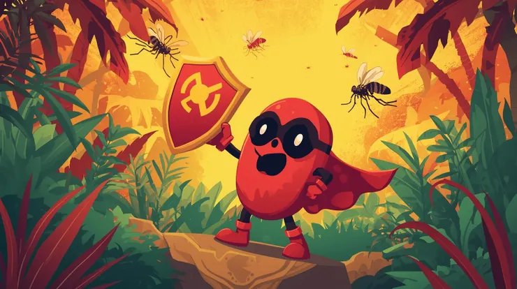 帶因者紅血球的小超能力，抵抗瘧疾。