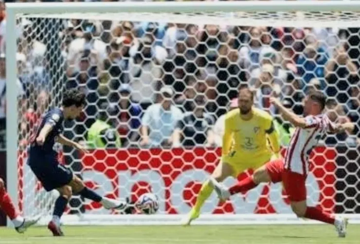 維天夏勁射破網助巴黎聖日耳門領先2:0