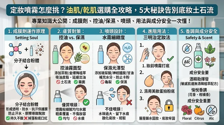 定妝噴霧怎麼挑才對