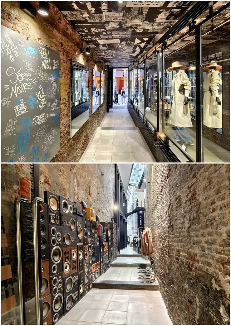 【經過裝潢令人印象深刻的成衣店SERIE NOIRE】