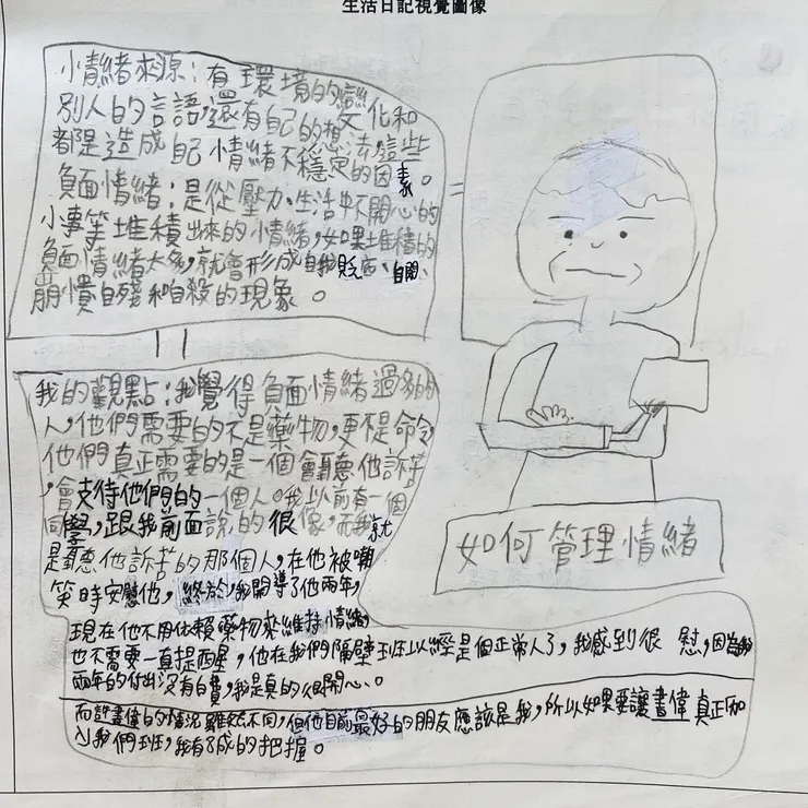 文字多於圖，但有圖彷彿在對話❤️