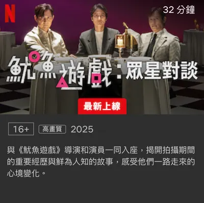 魷魚遊戲3很好看！