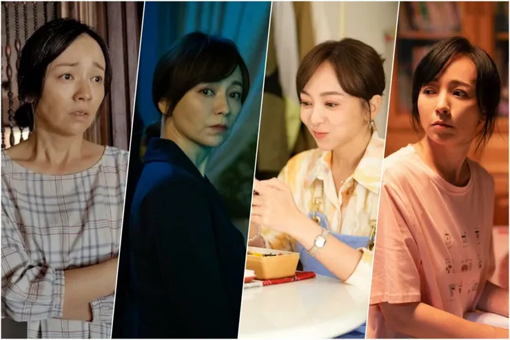 季芹近年在台劇詮釋了許多精彩角色，右起《模仿犯》、《不良執念清除師》、《今夜一起為愛鼓掌》、《夜校女生》