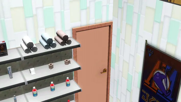 之前提過這是員工辦公室的門。