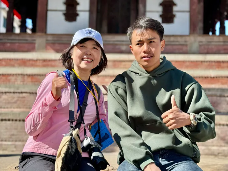 國民金孫Dabit算是學有專長，大學念的是旅遊系。